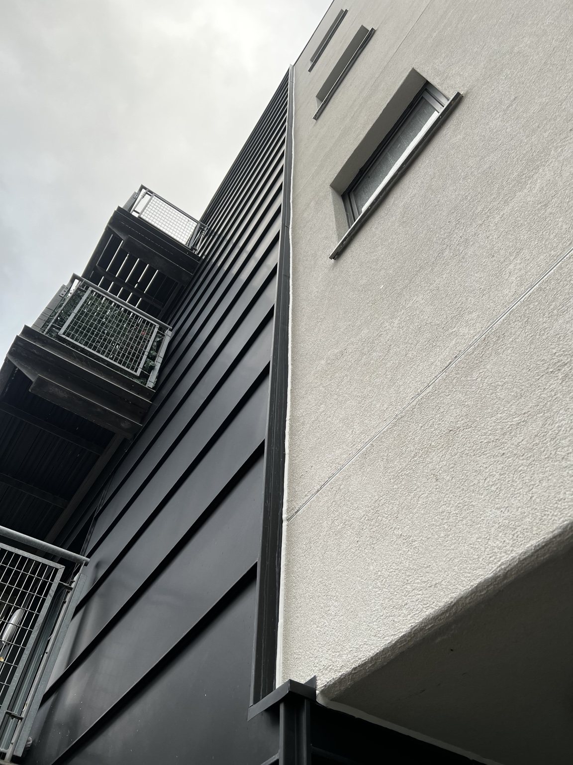 External cladding detail, project photo supplied by Kingfisher